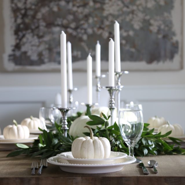 Neutral Fall Table Style - Cape Cod Farmhouse - Cambridge Home Company